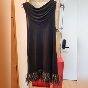 Alice + Olivia xs dress black nwt $396 orig